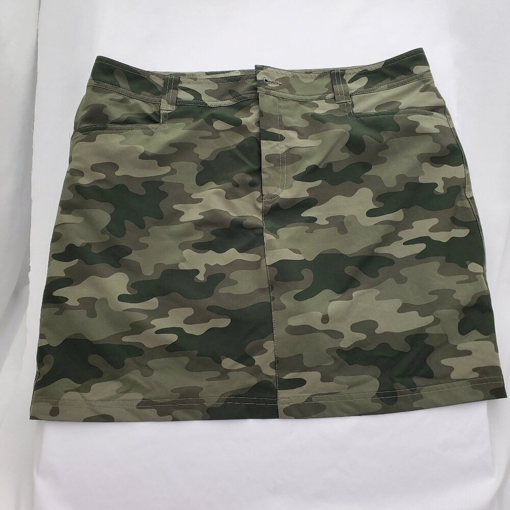 Eddie Bauer Golf / Hiking Camouflage All-Weather Stretch Skort Dry-Fit Golf β 14 - Picture 2 of 10